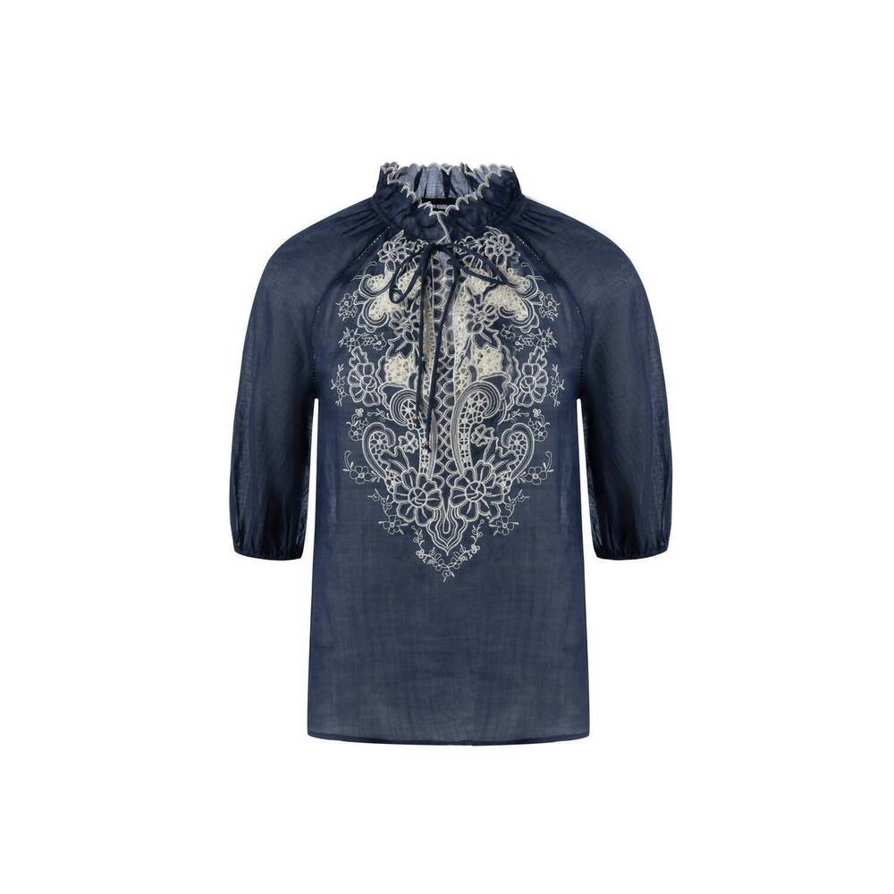 NEW G.D.S. women's genevieve blouse in navy
